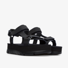 Camper Black Sandals Womens - Oruga Online Ireland | XSEIT7129